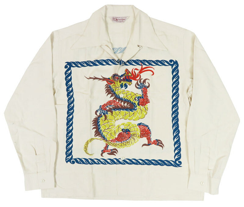 サンサーフ SUN SURF 長袖 レーヨン羽二重 ハワイアンシャツ 「DRAGON」 by ARTVOGUE SPECIAL EDITION スペシャルエディション アロハシャツ SS29484