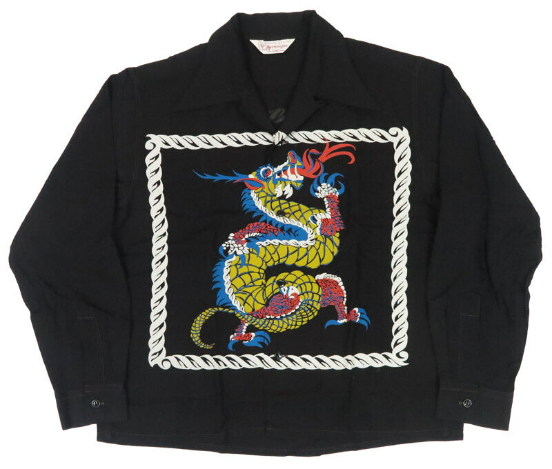 サンサーフ SUN SURF 長袖 レーヨン羽二重 ハワイアンシャツ 「DRAGON」 by ARTVOGUE SPECIAL EDITION スペシャルエディション アロハシャツ SS29484