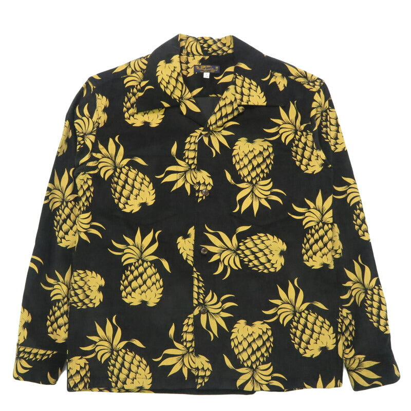 サンサーフ SUN SURF 長袖 "DUKE'S PINEAPPLE" コーデュロイオープンシャツ  アロハ SS29580