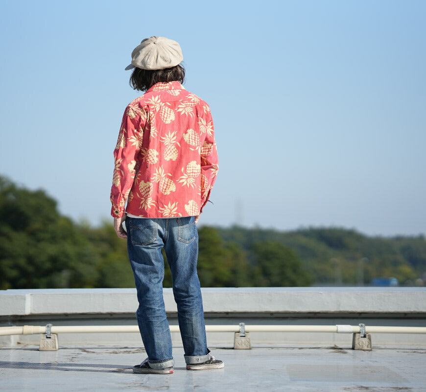 サンサーフ SUN SURF 長袖 "DUKE'S PINEAPPLE" コーデュロイオープンシャツ  アロハ SS29580