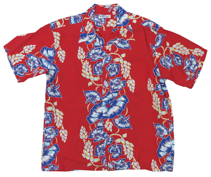 サンサーフ SUN SURF 半袖 レーヨン羽二重 ハワイアンシャツ「ISLAND FLOWER CHAIN」MADE IN CALIFORNIA アロハシャツ SS39425
