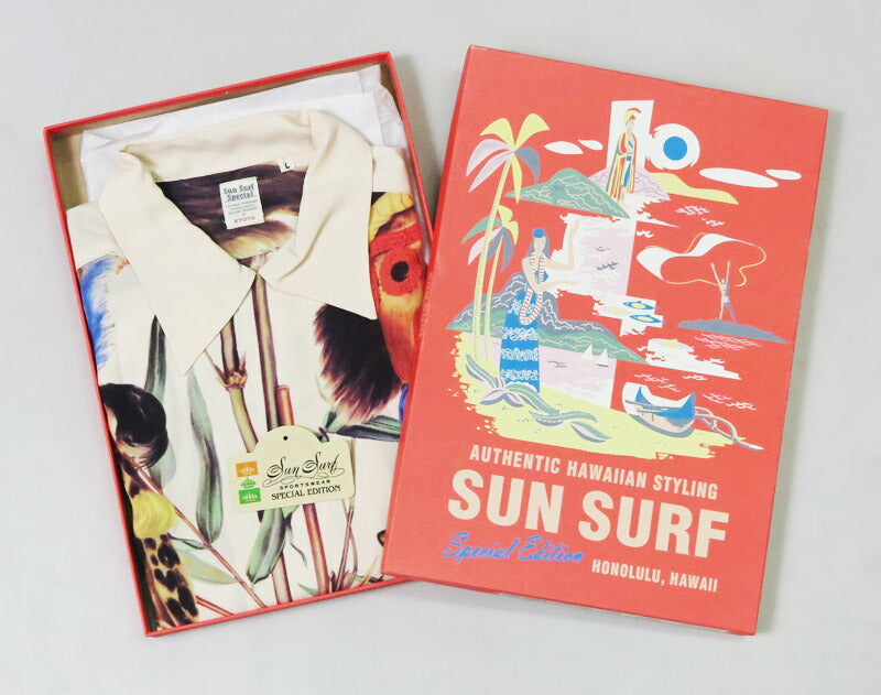 サンサーフ SUN SURF 半袖 レーヨン羽二重 ハワイアンシャツ 「BATTLE MASK」 SPECIAL EDITION スペシャルエディション アロハシャツ SS39481