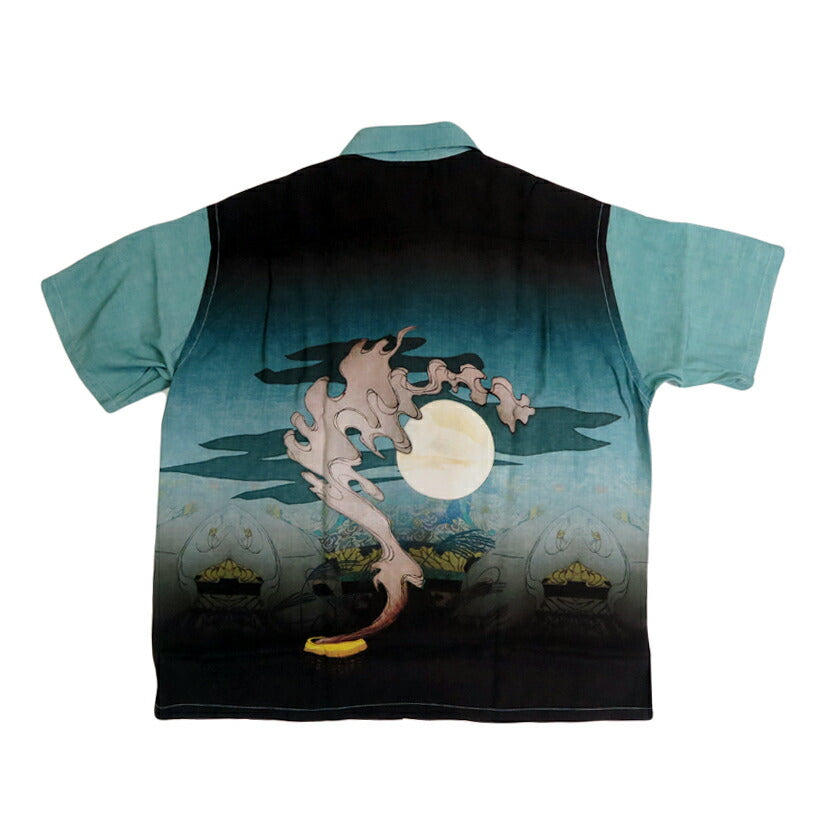 サンサーフ SUN SURF × 月岡芳年 SPECIAL EDITION “偐紫田舎源氏”（にせむらさきいなかげんじ）半袖 レーヨン ハワイアンシャツ日本の意匠 SPECIAL EDITION アロハシャツ SS39531