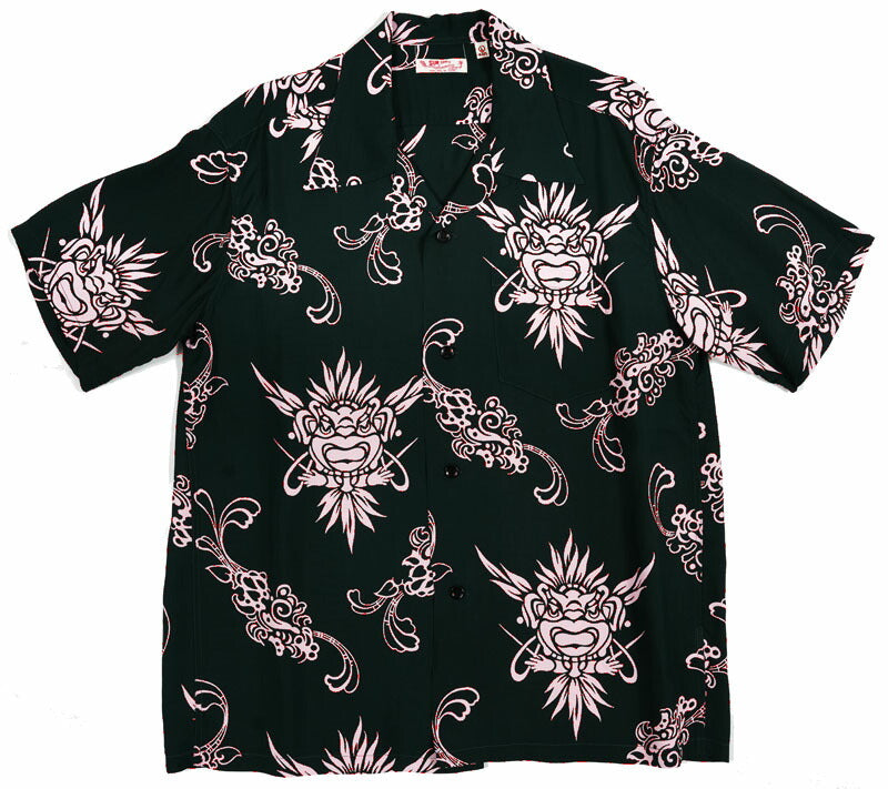 ซันซาร์ฟ SUN SURF เสื้อเชิ้ตฮาวายแขนสั้น ผ้าเรยอนฮาบุตาเอะ รุ่น "INCARNATION OF GOD" เสื้ออะโลฮา SS39611 【คอลเลกชันฤดูใบไม้ผลิ-ฤดูร้อน 2026】