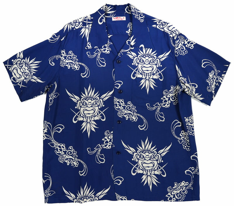 ซันซาร์ฟ SUN SURF เสื้อเชิ้ตฮาวายแขนสั้น ผ้าเรยอนฮาบุตาเอะ รุ่น "INCARNATION OF GOD" เสื้ออะโลฮา SS39611 【คอลเลกชันฤดูใบไม้ผลิ-ฤดูร้อน 2026】