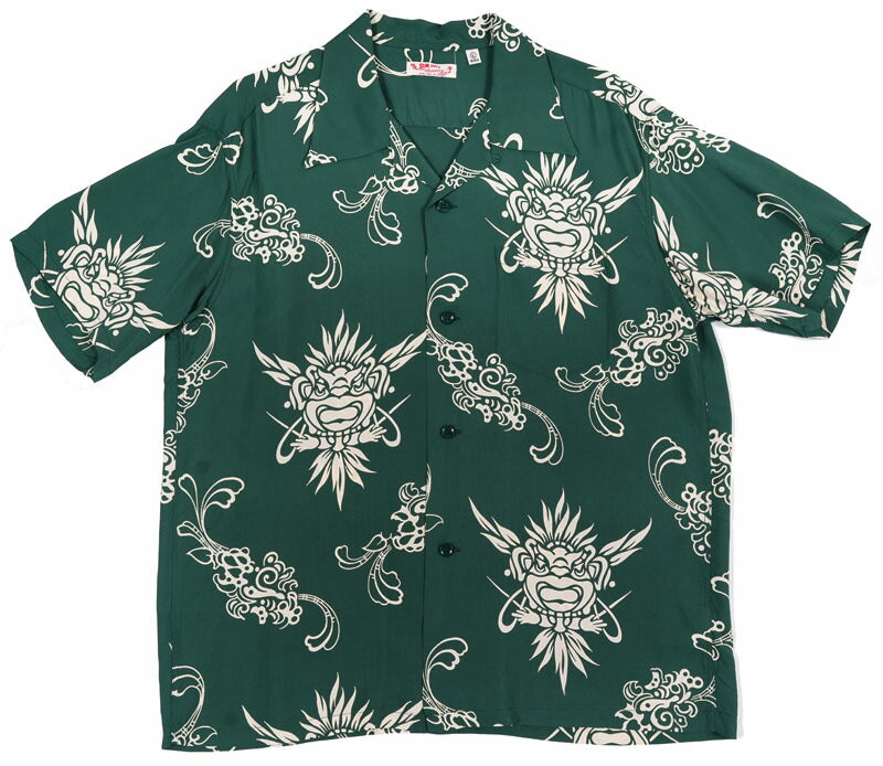 ซันซาร์ฟ SUN SURF เสื้อเชิ้ตฮาวายแขนสั้น ผ้าเรยอนฮาบุตาเอะ รุ่น "INCARNATION OF GOD" เสื้ออะโลฮา SS39611 【คอลเลกชันฤดูใบไม้ผลิ-ฤดูร้อน 2026】