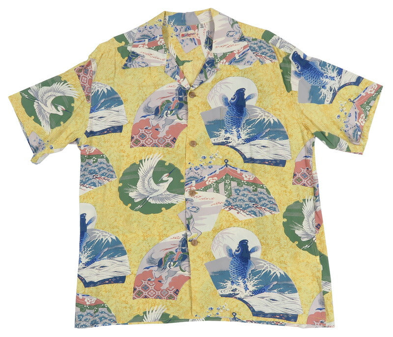 サンサーフ SUN SURF เสื้ออะโลฮาแขนสั้นผ้าเรยอนคิริเมน “JAPANESE QUAINT DESIGN” SS39614 【คอลเลกชันฤดูใบไม้ผลิ/ฤดูร้อน 2026】