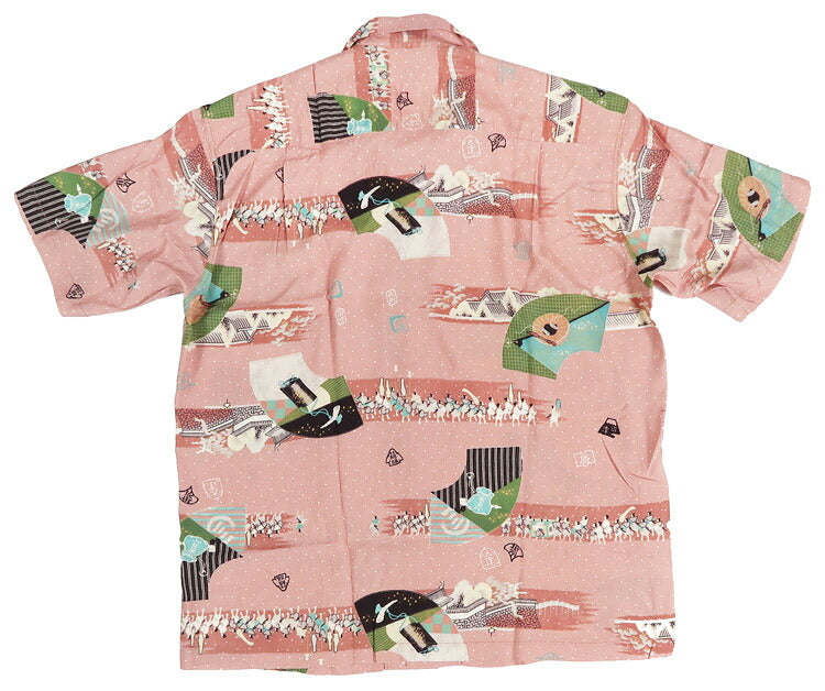 サンサーフ SUN SURF スペシャルエディション 半袖 レーヨン羽二重 アロハシャツ “SANKIN KOTAI”  BETTY HIGGINS SS39675 【2026年春夏新作】