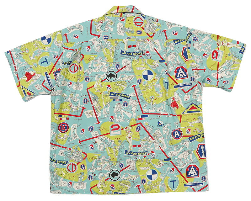 サンサーフ SUN SURF スペシャルエディション 半袖 コットン アロハシャツ “442nd” POLYNESIAN SPORTSWEAR SS39676 【2026年春夏新作】