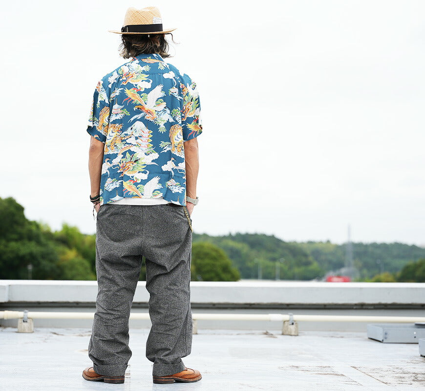 サンサーフ SUN SURF スペシャルエディション 半袖 レーヨン壁縮緬 アロハシャツ “EAGLE, TIGER, DRAGON”  FASHION MART SS39743 【2026年春夏新作】