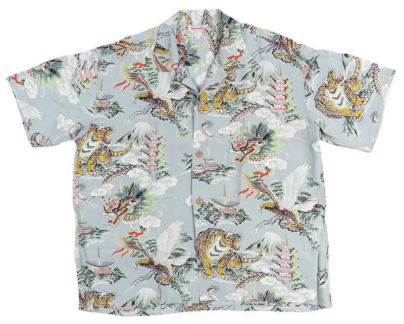 サンサーフ SUN SURF スペシャルエディション 半袖 レーヨン壁縮緬 アロハシャツ “EAGLE, TIGER, DRAGON”  FASHION MART SS39743 【2026年春夏新作】