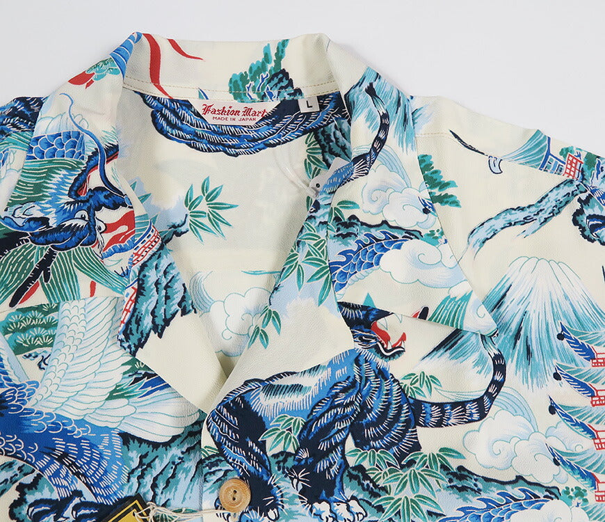 サンサーフ SUN SURF スペシャルエディション 半袖 レーヨン壁縮緬 アロハシャツ “EAGLE, TIGER, DRAGON”  FASHION MART SS39743 【2026年春夏新作】