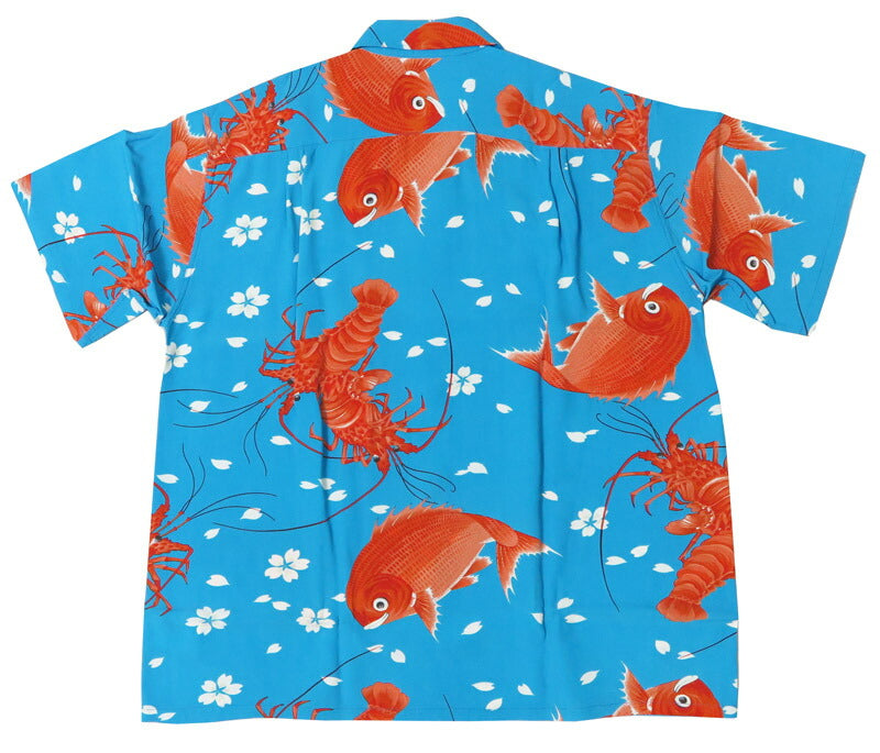 サンサーフ SUN SURF Kurzarm Rayon-Krepp Hawaiianisches Hemd „SYMBOL OF GOOD LUCK“ SURFRIDERS SPORTSWEAR Sonderedition SPECIAL EDITION Aloha-Hemd SS39483