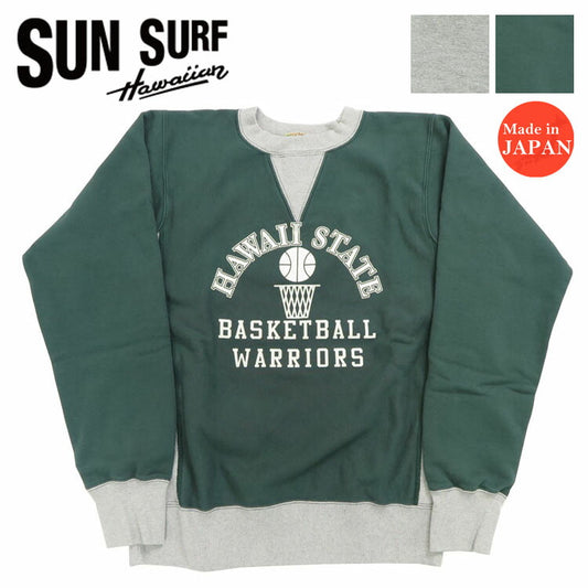 선서프 SUN SURF 긴팔 크루넥 스웨트 셔츠 프린트 "HAWAII STATE" SS69439