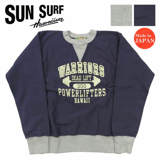 선 서프 SUN SURF 긴팔 크루넥 스웨트 셔츠 프린트 "WARRIORS" SS69440