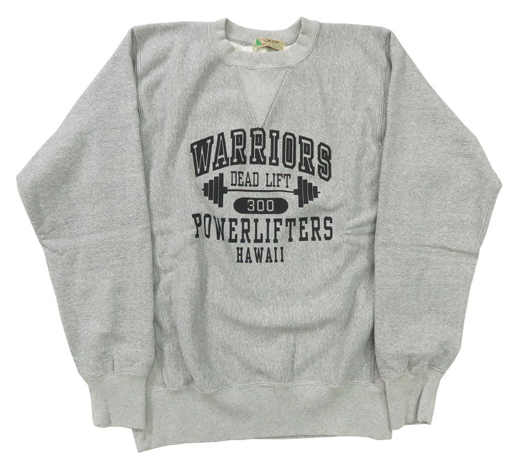 サンサーフ SUN SURF 長袖 クルーネック スウェット トレーナー プリント "WARRIORS" SS69440