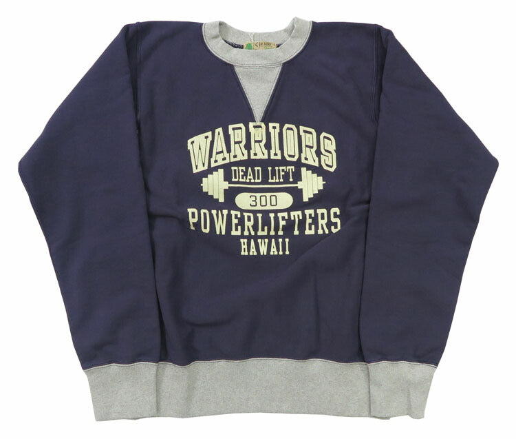サンサーフ SUN SURF 長袖 クルーネック スウェット トレーナー プリント "WARRIORS" SS69440