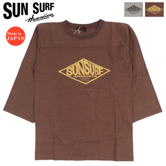 サンサーフ SUN SURF 七分袖 スラブヤーンTシャツ