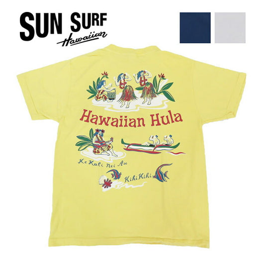 サンサーフ SUN SURF Kurzarm T-Shirt HAWAIIAN HULA Hawaiianisch Hula SS79161