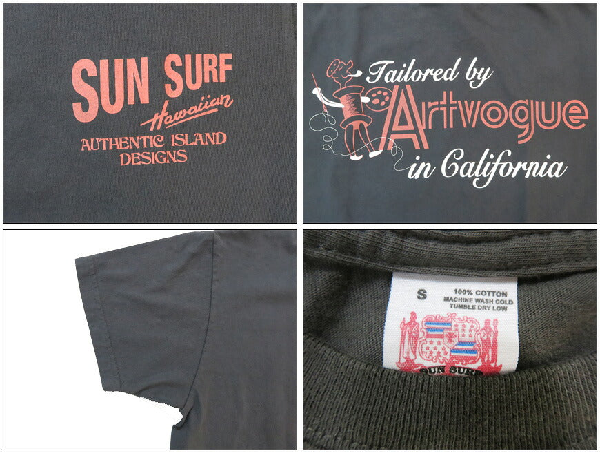 サンサーフ SUN SURF 半袖 Tシャツ ARTVOGUE of California SS79373【2025年春夏新作】