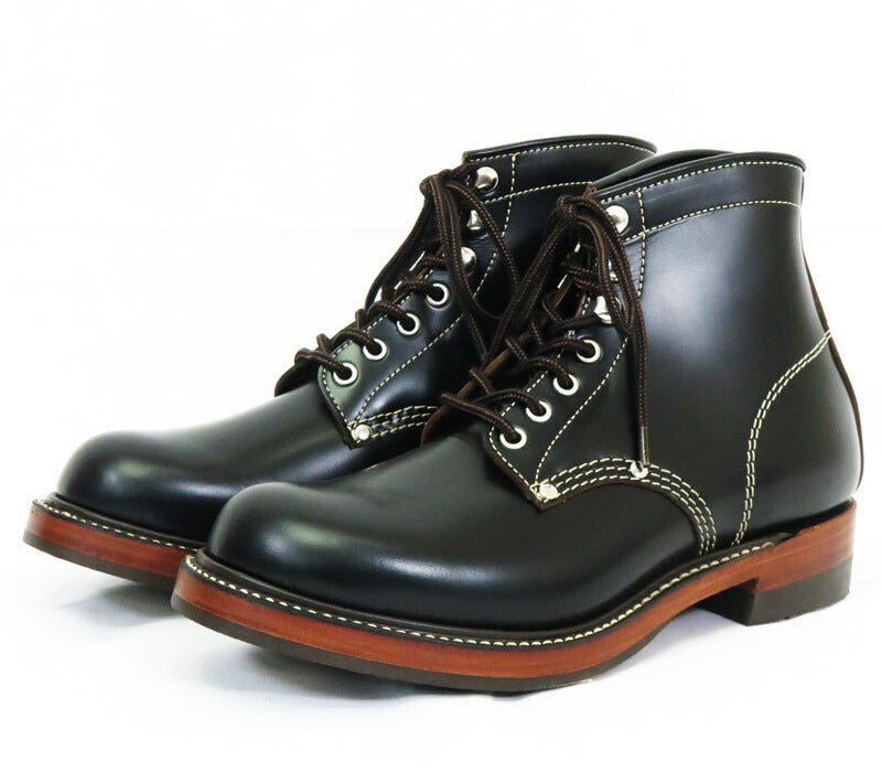 ทอยส์แมคคอย TOYS McCOY รองเท้าบูททำงานหนังแก้ว รุ่นเซอร์เวเยอร์ สีดำ WORK BOOTS SURVEYOR BLACK รุ่น TMA2001