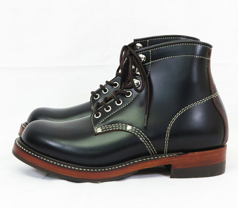 ทอยส์แมคคอย TOYS McCOY รองเท้าบูททำงานหนังแก้ว รุ่นเซอร์เวเยอร์ สีดำ WORK BOOTS SURVEYOR BLACK รุ่น TMA2001