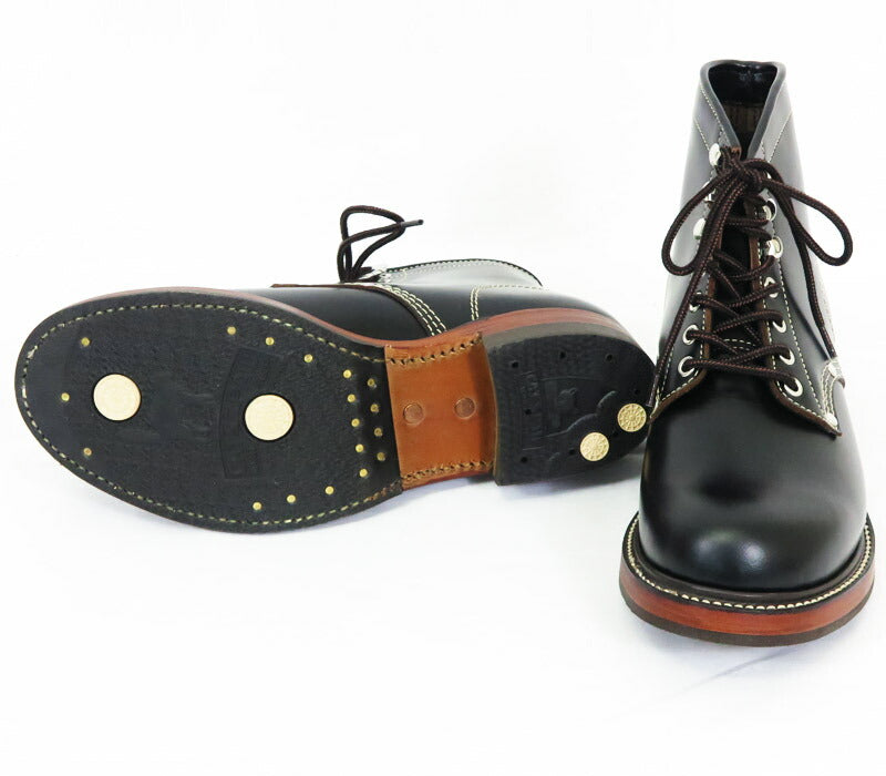 ทอยส์แมคคอย TOYS McCOY รองเท้าบูททำงานหนังแก้ว รุ่นเซอร์เวเยอร์ สีดำ WORK BOOTS SURVEYOR BLACK รุ่น TMA2001