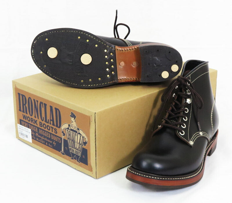 ทอยส์แมคคอย TOYS McCOY รองเท้าบูททำงานหนังแก้ว รุ่นเซอร์เวเยอร์ สีดำ WORK BOOTS SURVEYOR BLACK รุ่น TMA2001
