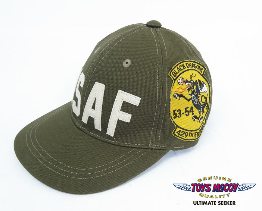 ทอยส์แมคคอย TOYS McCOY หมวกผ้าฝ้ายทหาร MILITARY COTTON CAP 429TH FTR BMR SQ " BLACK DRAGONS " TMA2412