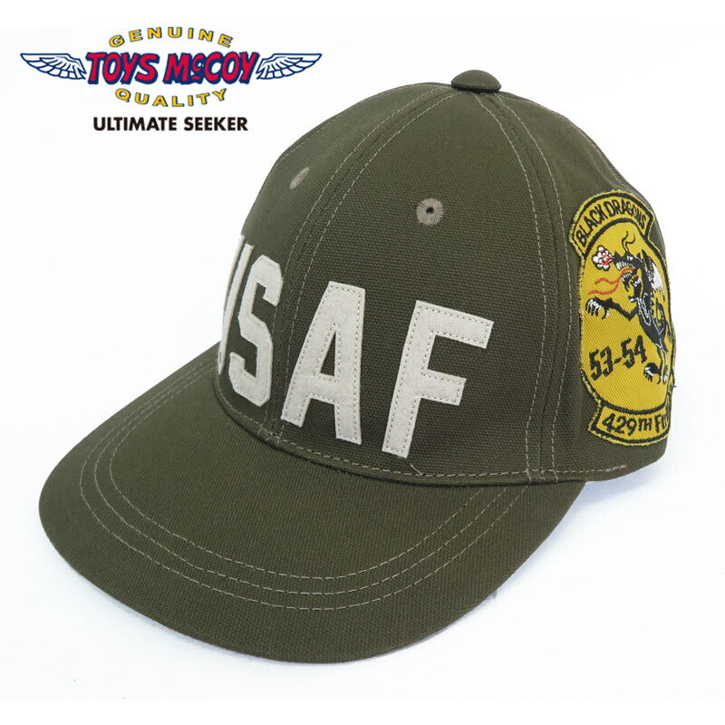 ทอยส์แมคคอย TOYS McCOY หมวกผ้าฝ้ายทหาร MILITARY COTTON CAP 429TH FTR BMR SQ " BLACK DRAGONS " TMA2412