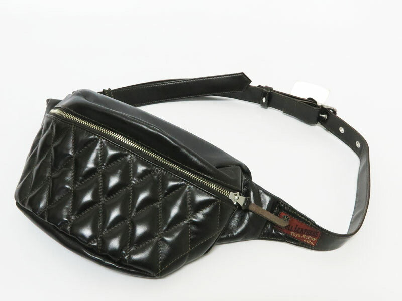 トイズマッコイ TOYS McCOY ホースハイド レザー デュアルブレード パッデッド バッグ  馬革 DUAL BLADE "PADDED" BAG ウエストバッグ ボディバッグ TMA2422