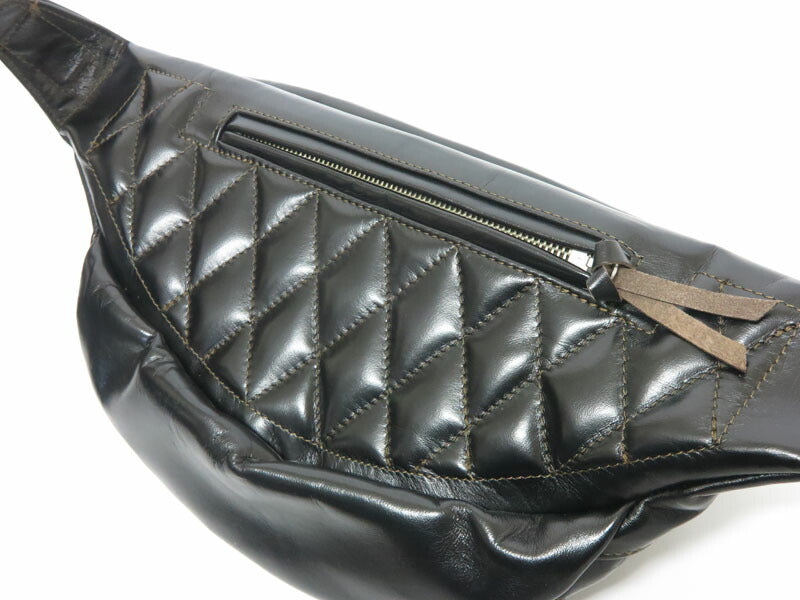 トイズマッコイ TOYS McCOY ホースハイド レザー デュアルブレード パッデッド バッグ  馬革 DUAL BLADE "PADDED" BAG ウエストバッグ ボディバッグ TMA2422
