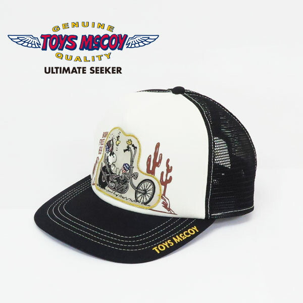 トイズマッコイ  TOYS McCOY メッシュ キャップ スヌーピー SNOOPY BORN FREE! 69 帽子 TMA2502