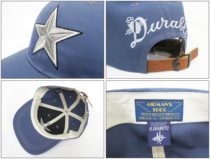 TOYS McCOY ทอยส์ แมคคอย หมวกผ้าฝ้าย DURABLE ONE STAR หมวกดาว COTTON CAP TMA2504