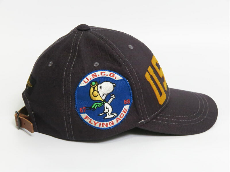 토이즈 맥코이 TOYS McCOY 코튼 헤링본 캡 스누피 SNOOPY "U.S.C.G." 모자 TMA2526