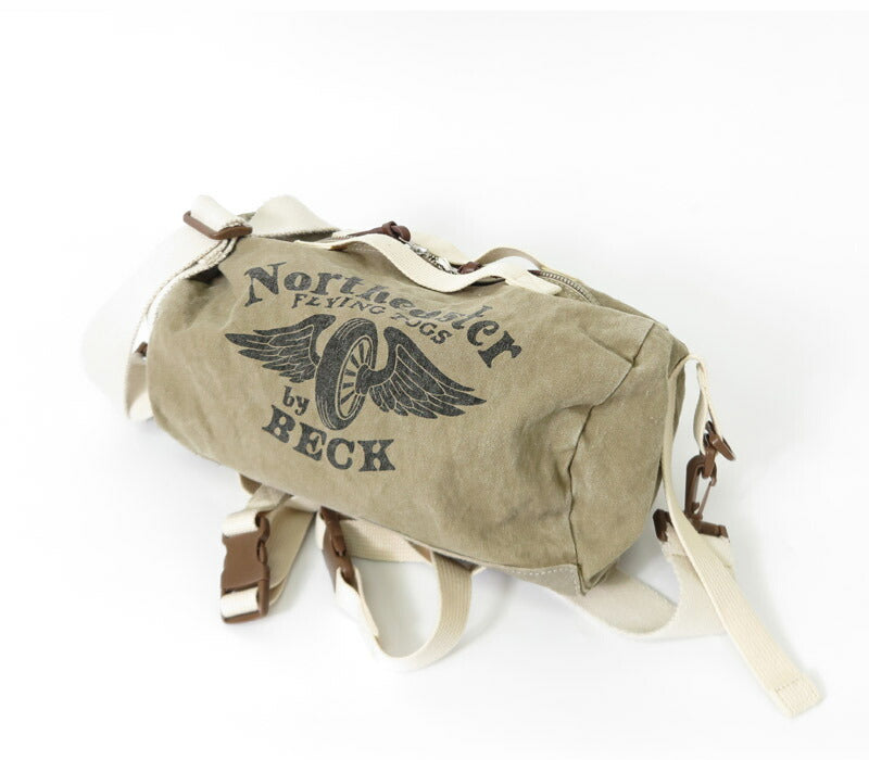 ทอยส์แมคคอย TOYS McCOY กระเป๋าสะพายผ้าฝ้ายแคนวาส HANDLE BAR BAG "BECK NORTHEASTER" TMA2530