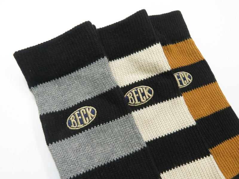 トイズマッコイ TOYSMcCOY ブーツソックス 3足セット 靴下 3-PACK BORDERED BOOTS SOCKS TMA2535
