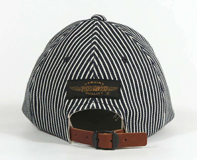 トイズマッコイ TOYS McCOY パッチ ヒッコリーストライプ キャップ COTTON HICKORY STRIPED CAP TOYS McCOY