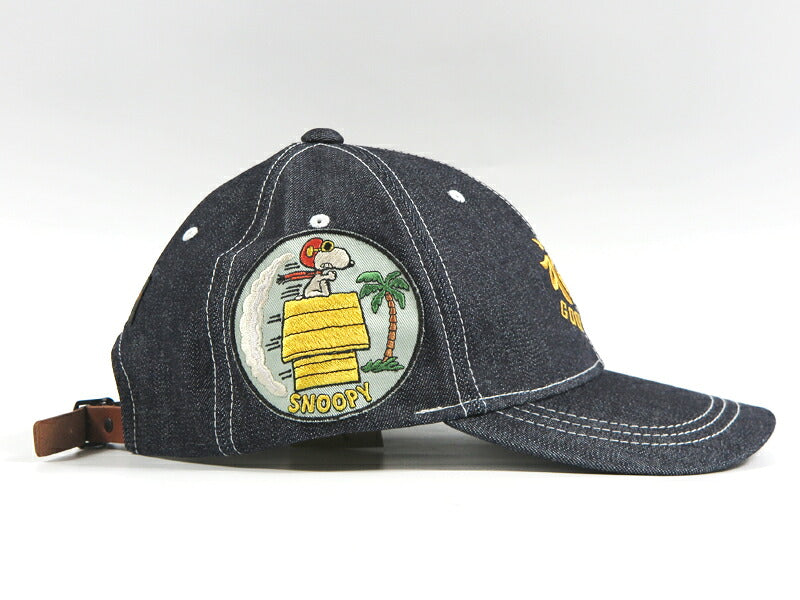トイズマッコイ TOYS McCOY スヌーピーデニム キャップ 10oz DENIM CAP SNOOPY RED BARON