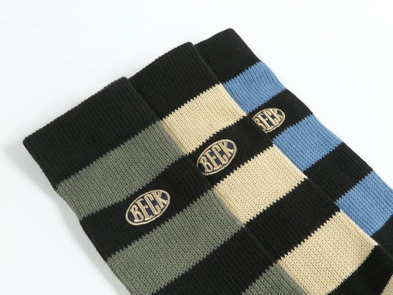 トイズマッコイ TOYSMcCOY ブーツソックス 3足セット 靴下 3-PACK BORDERED BOOTS SOCKS TMA2634【2026年秋冬新作】