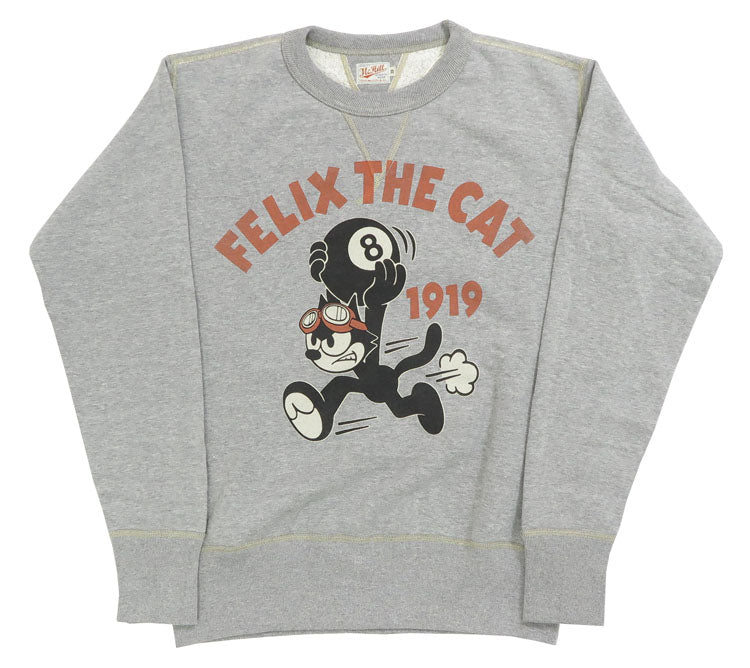 トイズマッコイ TOYS McCOY 長袖 プリント ミリタリー クルーネック スウェット FELIX THE CAT フィリックス "8 BALL" TMC2448