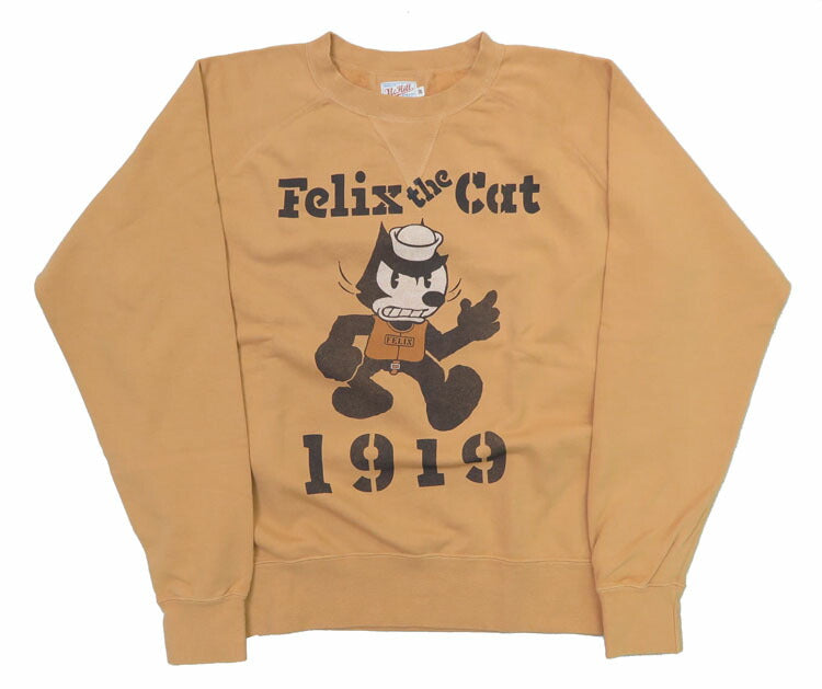 トイズマッコイ TOYS McCOY 長袖 プリント ガーメントダイイング クルーネック スウェット FELIX THE CAT フィリックス "1919" TMC2449