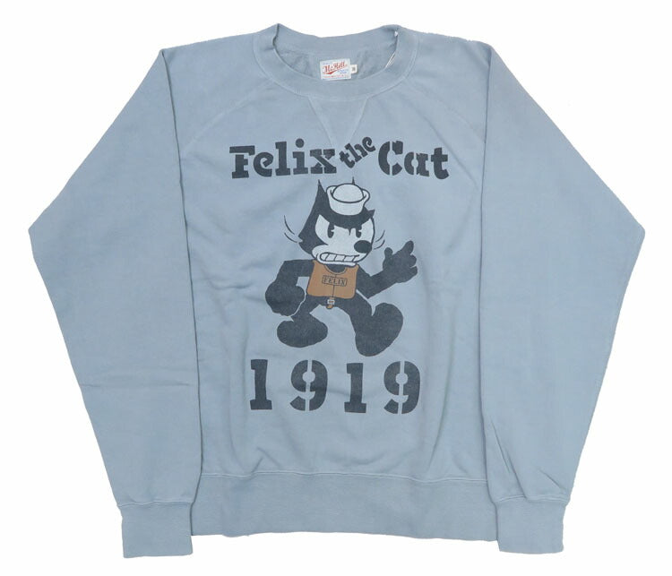 トイズマッコイ TOYS McCOY 長袖 プリント ガーメントダイイング クルーネック スウェット FELIX THE CAT フィリックス "1919" TMC2449