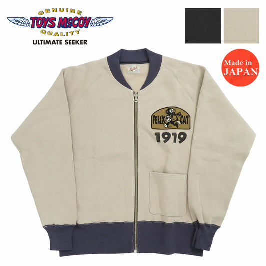 TOYS McCOY Langarm Sweatshirt Zip-Up Heavyweight C-2 FELIX THE CAT Felix "1919" TMC2450