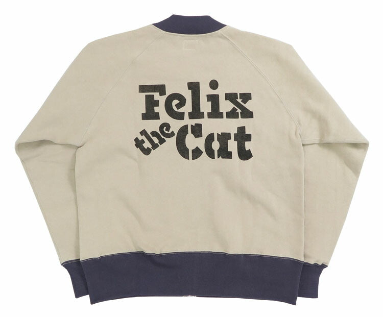 トイズマッコイ TOYS McCOY 長袖 スウェット ジップアップ ヘビーウェイト C-2 FELIX THE CAT フィリックス "1919" TMC2450