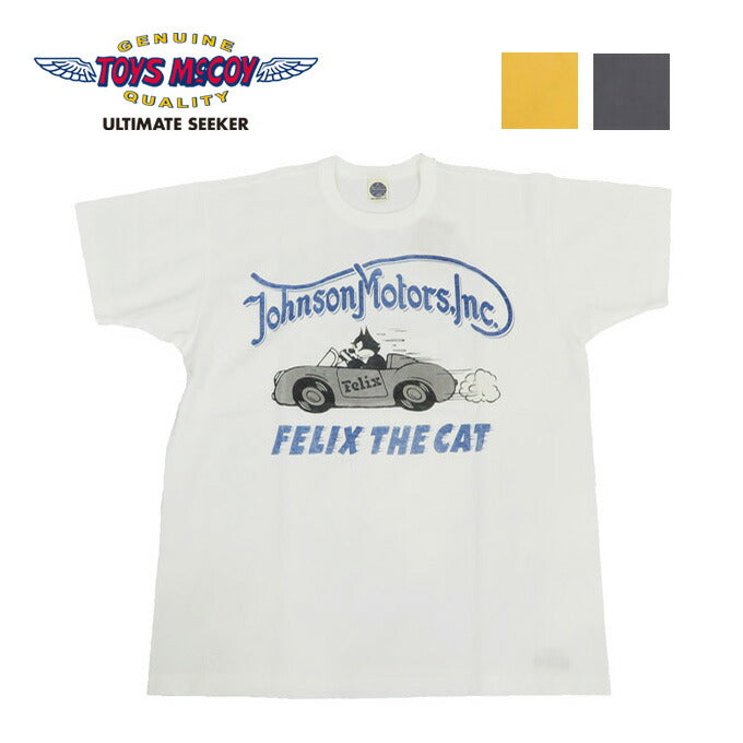 トイズマッコイTOYSMcCOY เสื้อยืดแขนสั้น FELEX THE CAT ฟิลิกซ์ " JOHNSON MOTORS " TMC2502【 】