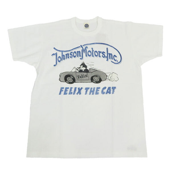 トイズマッコイTOYSMcCOY เสื้อยืดแขนสั้น FELEX THE CAT ฟิลิกซ์ " JOHNSON MOTORS " TMC2502【 】