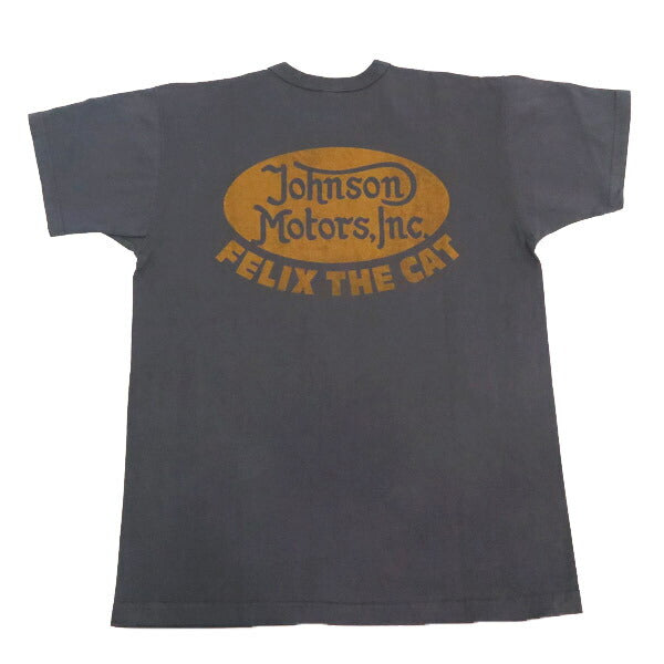 トイズマッコイTOYSMcCOY เสื้อยืดแขนสั้น FELEX THE CAT ฟิลิกซ์ " JOHNSON MOTORS " TMC2502【 】