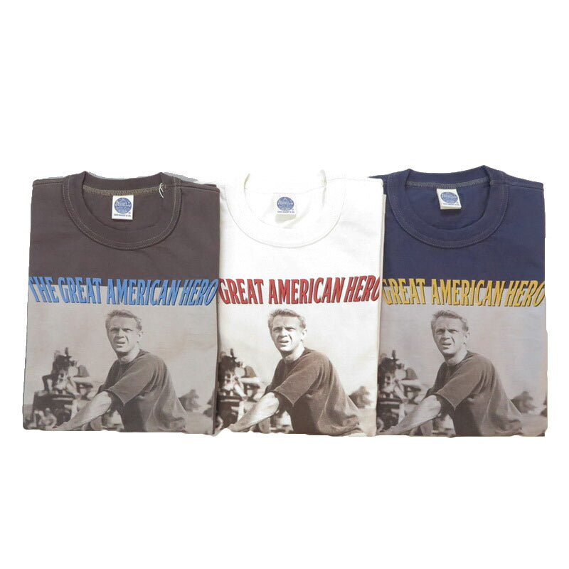 トイズマッコイ  TOYSMcCOY 半袖 TシャツS. McQUEEN TEE " THE GREAT AMERICAN HERO " マックイーン TEE TMC2505