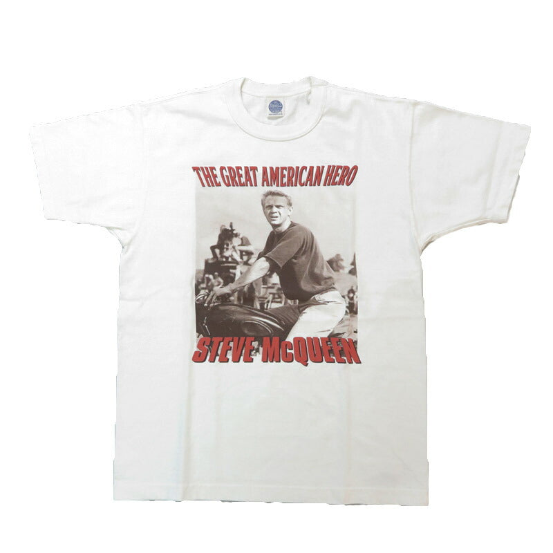 トイズマッコイ  TOYSMcCOY 半袖 TシャツS. McQUEEN TEE " THE GREAT AMERICAN HERO " マックイーン TEE TMC2505